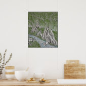 Horse Myth Colored Print, Poster (Küche)