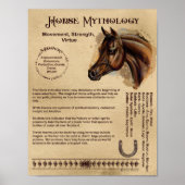 HORSE MYTHOLOGY POSTER (Vorne)