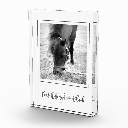 HORSE NAME Reittier FOTO Zeitlos Keepake (Rechts)