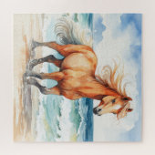 Horse on Beach Puzzle (Horizontal)