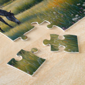 Horse on Farm Wildflower Meadow Puzzle (Seite)