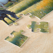 Horse on Farm Wildflower Meadow Puzzle (Seite)