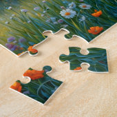 Horse on Farm Wildflower Meadow Puzzle (Seite)