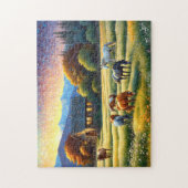 Horse on Farm Wildflower Meadow Puzzle (Vertikal)