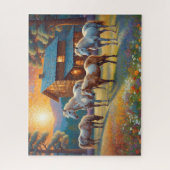 Horse on Farm Wildflower Meadow Puzzle (Vertikal)