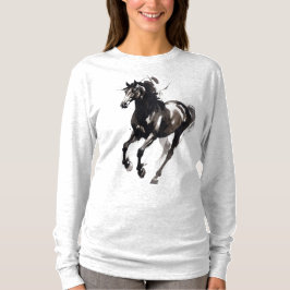 Horse Painting Long Sleeves Top