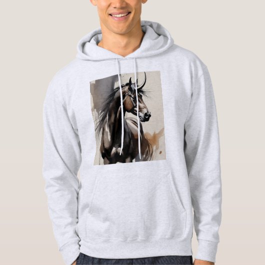 Horse Painting Long Sleeves Top (Vorderseite)