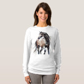 Horse Painting Long Sleeves Top (Vorne ganz)