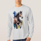 Horse Painting Long Sleeves Top (Vorderseite)