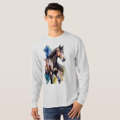 Horse Painting Long Sleeves Top (Vorne ganz)
