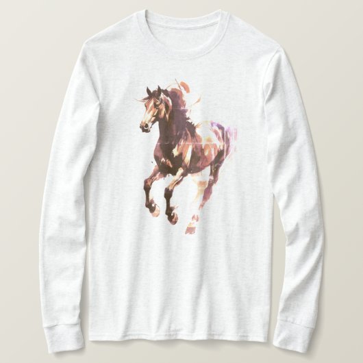 Horse Painting Long Sleeves Top (Design vorne)