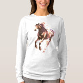 Horse Painting Long Sleeves Top (Vorderseite)