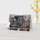 Horse Parking Lot Karte (Gelbe Blume)