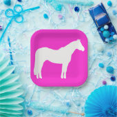 Horse Party Theme Plates Easy Clean Up Pappteller (Party)