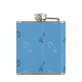 Horse Pattern Flachmann (Rückseite)