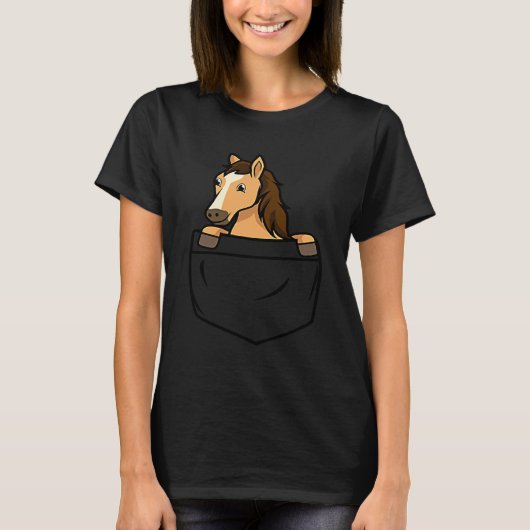 Horse Pocket For Horse T-Shirt (Vorderseite)