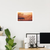 "Horse Point" Pferdewelt Wasserfarbe Poster (Heimbüro)