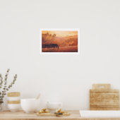 "Horse Point" Pferdewelt Wasserfarbe Poster (Küche)