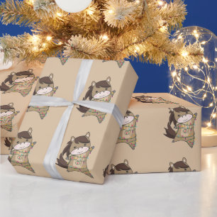 Horse Pony Christmas Snow Winter Animals Horses Wr Geschenkpapier