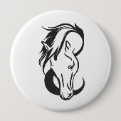 Horse portrait, button (Vorderseite)