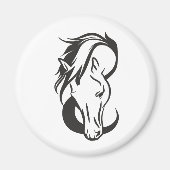 Horse portrait, magnet (Vorne)