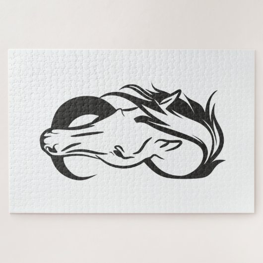 Horse portrait, Puzzle (Horizontal)