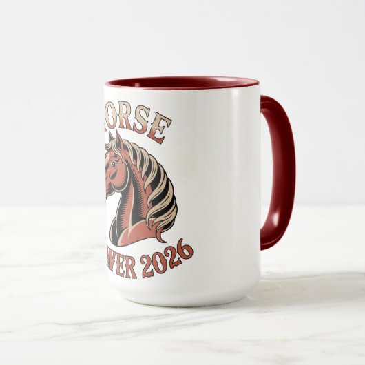 Horse Power 2026 Tasse (VorderseiteRechts)
