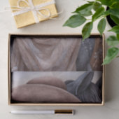 Horse Prairie Cowgirl "Beste Freunde" Seidenpapier (Geschenk)