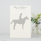 Horse Pro Klein Briefpapier (Stehend Vorderseite)