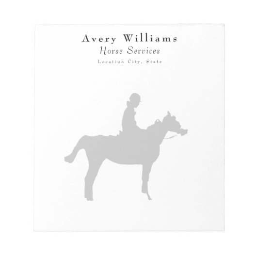 Horse Pro Klein Notizblock (Vorderseite)