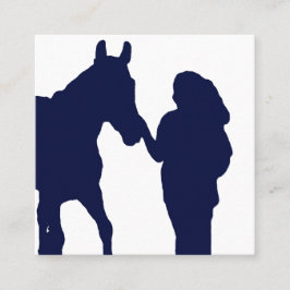 Horse Professional Business Card Quadratische Visitenkarte