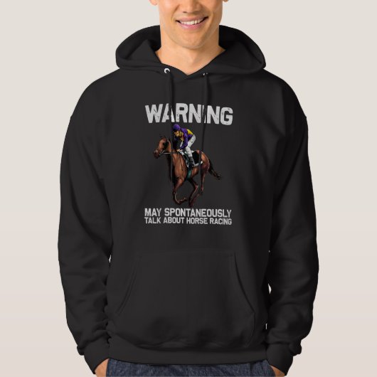 Horse Racing For Men Women Horse Racer Jockey Hoodie (Vorderseite)