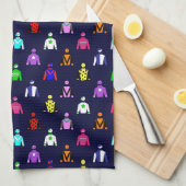 Horse Racing Jockey Silks Geschirrtuch (Viertel Falte)