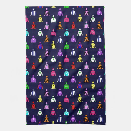 Horse Racing Jockey Silks Geschirrtuch (Vertikal)