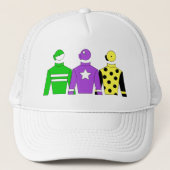 Horse Racing Jockey Silks Truckerkappe (Vorderseite)