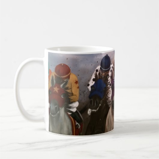 Horse Racing Kaffeetasse (Links)