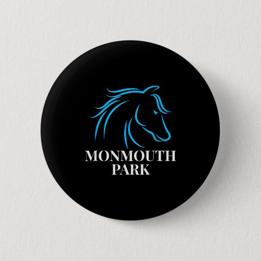 Horse Racing Monmouth Park Oceanrt New Jersey Hors Button (Vorderseite)