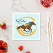 Horse Racing Paper Serviette (Beispiel)