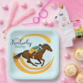 Horse Racing Pappteller (Party)