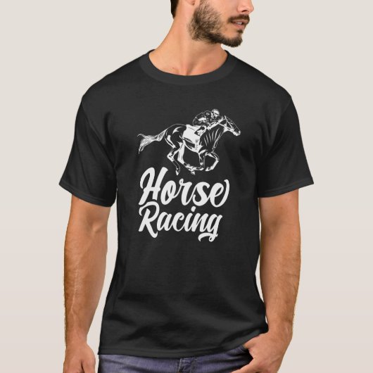 Horse Racing Racer Jockey Race T-Shirt (Vorderseite)