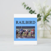 HORSE-RACing-Zugvogel Postkarte (Stehend Vorderseite)