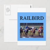 HORSE-RACing-Zugvogel Postkarte (Vorne/Hinten)