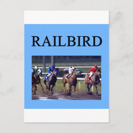 HORSE-RACing-Zugvogel Postkarte (Vorderseite)
