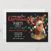 Horse Reindeer Einladung (Vorderseite)