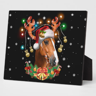 Horse Reindeer Fotoplatte