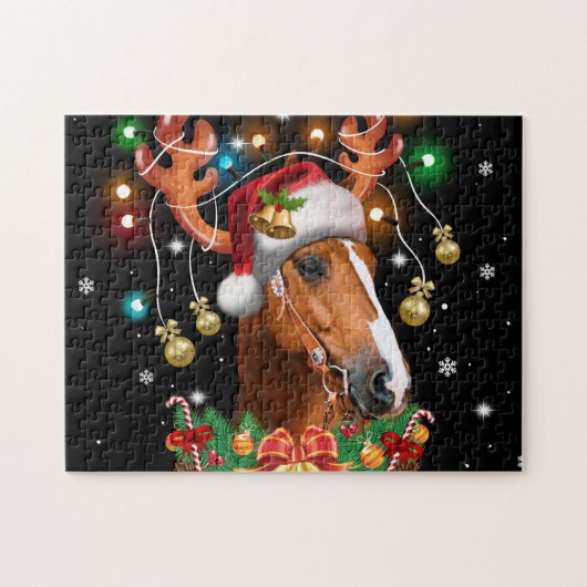 Horse Reindeer Puzzle (Horizontal)