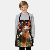 Horse Reindeer Schürze (Getragen)