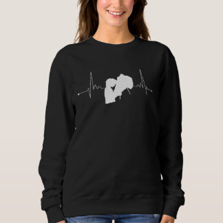 Horse Riding Heartbeat Women Girls Paddock Ride Sweatshirt