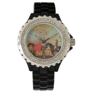 HORSE RIDING Monogram Armbanduhr