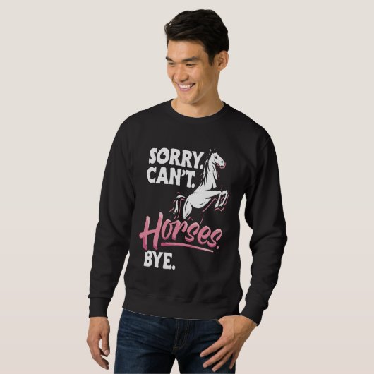 Horse Riding Owner Outfit Equestrian Horse for Gi Sweatshirt (Vorne ganz)